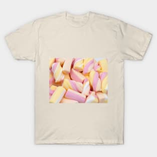 A close up view of Pastel Marshmallows! T-Shirt